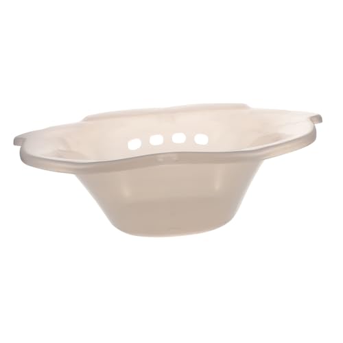PEPLAYTAL Sitz Bath Portátil para Inodoro con Diseño Ergonómico para Cuidado Posparto Hemorroides Recuperación Mujeres Embarazadas Cómodo y Fácil Limpieza