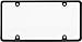 Cruiser Accessories 62051 Tuf Bubble Novelty / License Plate Shield and Frame, Clear and Black