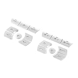 ATNVSK Pegatina for la Cubierta del botón Multimedia del Aire Acondicionado del Control Central del Interior del Coche, Compatible con Piezas de automóvil Jaguar XF 2012-2015