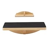 Diseño Compacto y Portátil: La Wobble Board está diseñada para una movilidad sin esfuerzo y un almacenamiento que ahorra espacio, permitiendo a los usuarios transportarla convenientemente durante viajes o guardarla discretamente en casa y en el gimnasio. Este diseño mejora la versatilidad para sesiones de entrenamiento supervisadas en cualquier entorno, sin ocupar espacio excesivo, y su forma compacta la hace ideal para integrarse en rutinas diarias de fitness, ofreciendo portabilidad óptima par