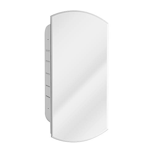 Head West Recessed Frameless Medicine Cabinet Mirror with Beveled Edge