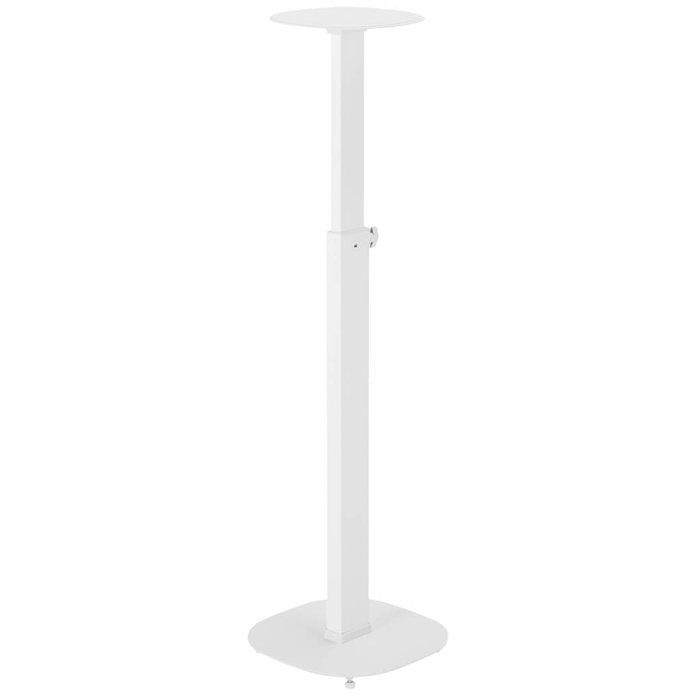 Sonorous SP100-60 Wit – Luidsprekerstandaards 60 cm (Paar) | Vloerstandaards van Aluminium en Glas | Draagvermogen tot 20 kg per Standaard | Geïntegreerd Kabelbeheer