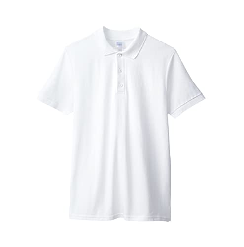 Polo d'été en coton blanc unisexe S contre la chaleur estivale