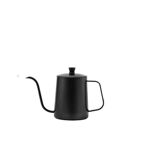 ZHOUXYFDC Cuello de Cisne Tetera de Goteo con Cuello de Cisne, Tetera de café y té, Tetera de Goteo de Acero Inoxidable de 350ML, Cuello de Cisne, Boca Fina, Revestimiento Antiadherente