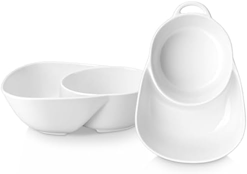 vancasso Starry Chip and Dip Bowl, Anti-Soggy Cereal Bowl, Soup a...