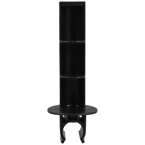 Abaodam Portarrollos de Papel Higiénico de Plástico Negro para Silla de Inodoro Diseño Limpio y Acceso Conveniente, Adecuado para Baño y Personas Mayores