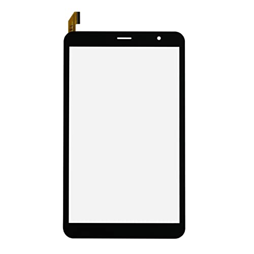 Touch Screen Panel Digitizer (Without LCD Display) Replacement Compatible with Sky Devices Elite OctaX 8 inch (Black)