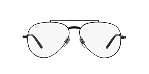 Image of Ray-Ban unisex-adult Rx8225v Aviator Titanium Pilot Prescription Eyewear Frames