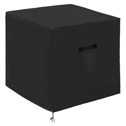Ailelan Air Conditioner Covers for Outside Units - 32 x 32 x 36 inches, Winter Waterproof AC Unit Cover Outdoor, American Standard Furniture Universal Cover (Square) Black Cover