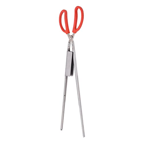 Crada de Aço Inoxidável, Peixe e Pinças de Tesoura Com Clipe de 51 Cm, Alças de Plástico para Aderên