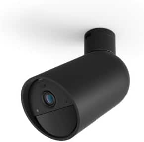 Philips Hue Secure Battery Powered Smart 1080p Home Security Camera, Indoor or Outdoor, Easy to Install, Two-Way Talk, Works with Security Center in the Hue App, Black