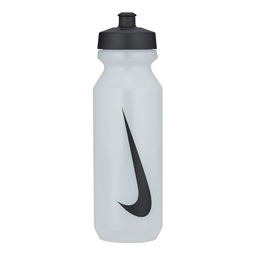Nike Erwachsene Big Mouth Water Bottle Trinkflasche, mehrfarbig (Clear/Black), 650 ml Nike Erwachsene Big Mouth Water Bottle Trinkflasche, mehrfarbig (Clear/Black), 650 ml