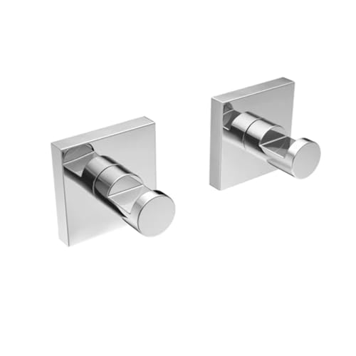 Metaf - 2 Pz Appendiabiti Mod. Hotel Maison Cromo Cm 5 X H. 5 X 4,5