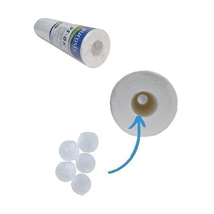 Image of FILOX Antiscalant Balls for RO (30 Pcs, White) | Hard Water Treatment | Prevents Scale | Converts Hard to Soft Water | for Home RO Purifiers
