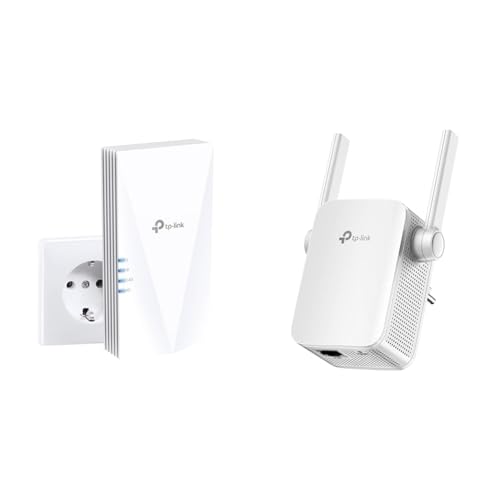 TP-Link RE500X WiFi 6 WLAN Verstärker Repeater AX1500(Dualband 1200MBit/s 5GHz & RE305 AC1200 WLAN Repeater