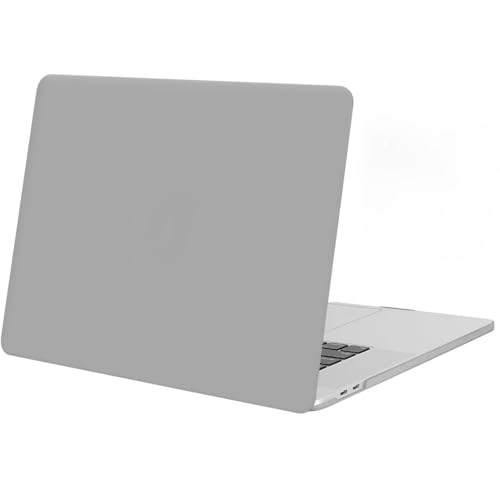 Image of MOCA Pro 16 Inch Laptop Case 2019 2020 A2141 Slim Protective Plastic Hard Shell Cover with Touch Bar and Touch ID Support (Grey, Pro 16 inch 2019-2020)