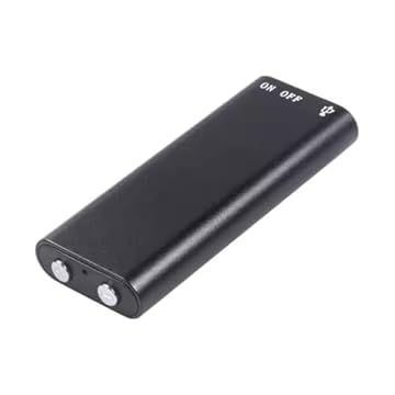 Genérico Mini Gravador Voz Som Digital Super Pequeno - Micro Embutido, 8GB, 96 Horas de Gravação, USB 2.0, 3 Em 1 Mp3 Player