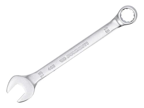 Image of Facom 40B.15 15mm Slim Metric Combination Spanner - 12-Point OGV, 15° Offset