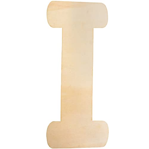 Wooden Letters I Large 12 Inch
