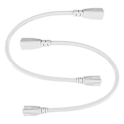 LUMILAND LED Under Cabinet Light - Additional Accessory: 2 x 12 Linking Cable, White