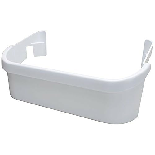 Compatible with Refrigerator Freezer Door Shelf Bin White 10.5 inch for Frigidaire FFTR1814TW FFTR1821TS FFTR1821TW FFTR1814TS FFTR1835VW LFTR1835VF FFHT1835VW LFHT1831TF FRT18L4JW