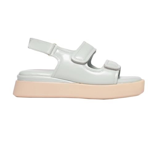 Image of MONROW Fancy And Stylish Extra Cushioning and Comfortable Fashionable Light Weight Vegan Fashion Heel Sandal for Women and Girls