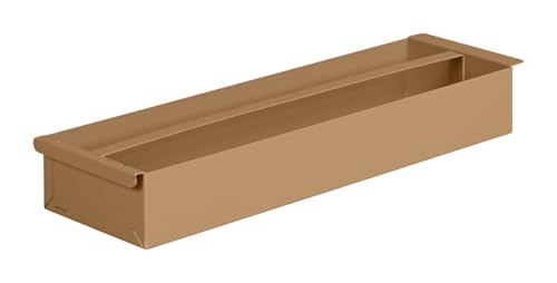 Tool Tray, 27-5/8 in. Lx8 in. W, Steel, Tan