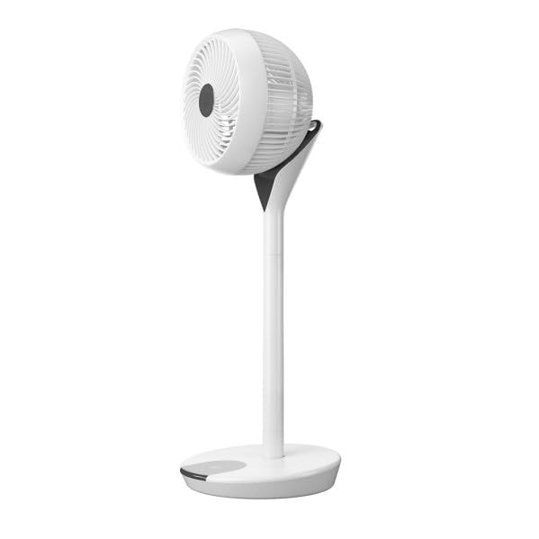 ABRILA-Ventilador 2 en 1 Sintra Blanco 35W | Oscilación 3D | 12 Velocidades | Temporizador