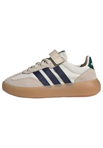 adidas Mixte Enfant BARREDA Decode Shoes Children, Off White/Collegiate Navy/Collegiate Green, 35 EU