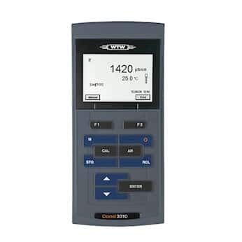 Conductivité portative WTW 2CA300 Cond 3310 avec mémoire de données pour l'analyse des eaux