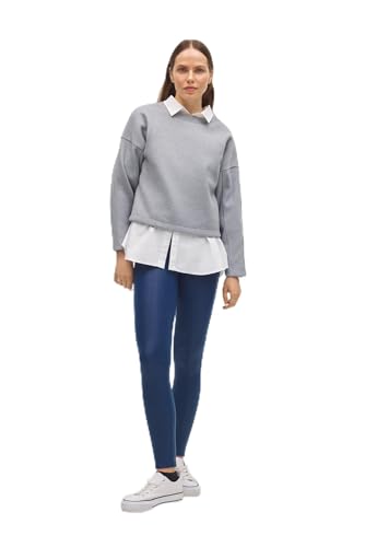 YSABEL MORA Pantalón Térmico Efecto Piel Skinny Estilo Elegante y Versátil con Tiro Alto y Bolsillos Funcionales para Días Frescos y Casual Chic
