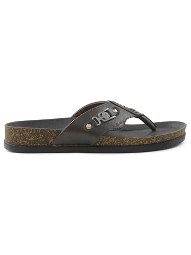 Image of Liberty Healers CSS-28E Casual Slipper For Men With PU Sole | Comfortable and Lightweight | Trendy Design | Soft Insole | Stylish Footwear and Cushioned Footbed