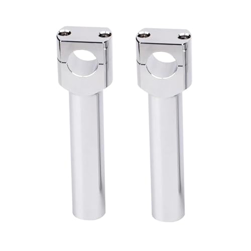 Adaptateur guidon moto 25 mm chrome pour voyage et sorties custom en liberté