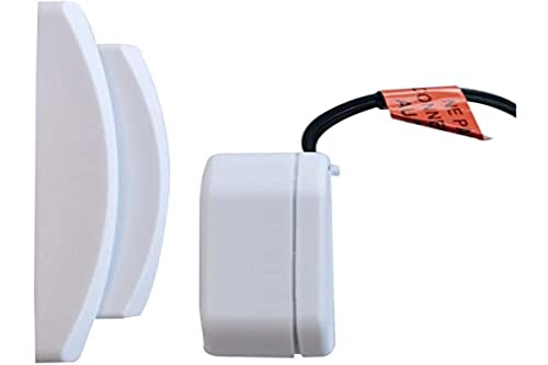 Tibelec 624710 Kit interrupteur va et vient sans fil, pose facile, Blanc