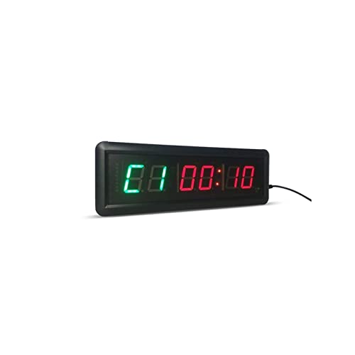Cronómetro digital para gimnasio con control remoto LED miniatura 2