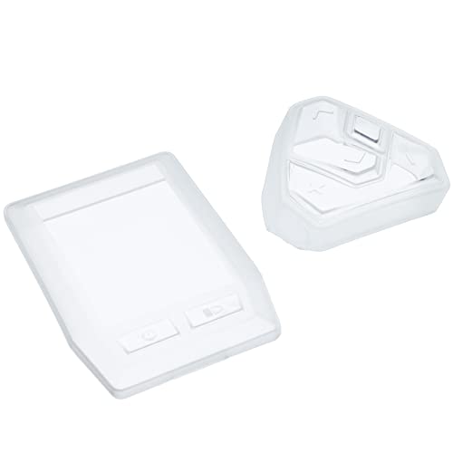 foto-kontor Protector de pantalla + funda protectora compatible con Bosch Kiox para unidad de control y cubierta de pantalla Accesorios Ebike Protección de bicicleta eléctrica Cover