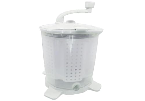 EUHMUOD Manual Washing Machine Portable Hand Crank Washer for Small Space