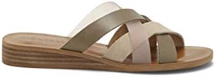 Lucky Brand Women's HALLISA Flat Sandal, Fossilized C, 6.5 | Image 7