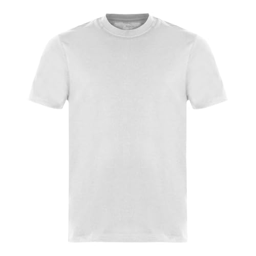 Men's 100% Cotton Crew Neck T-Shirt Classic Fit Plain Breathable & Soft Short Sleeve Tee | Pack of 1
