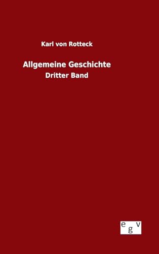 Allgemeine Geschichte [German] 3734000688 Book Cover
