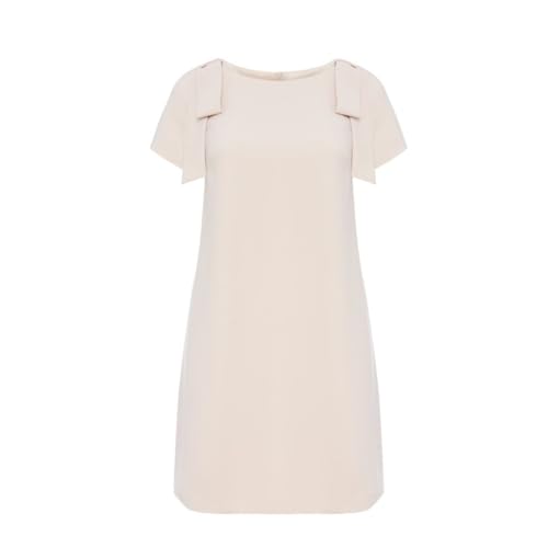 Robe de cocktail Dajana_bez beige 38 : la tenue fluide anti-plis
