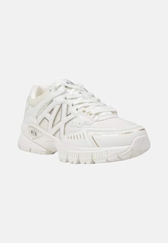 Armani Exchange Women's Bold Chunky Sneaker with Large Ax Logo3