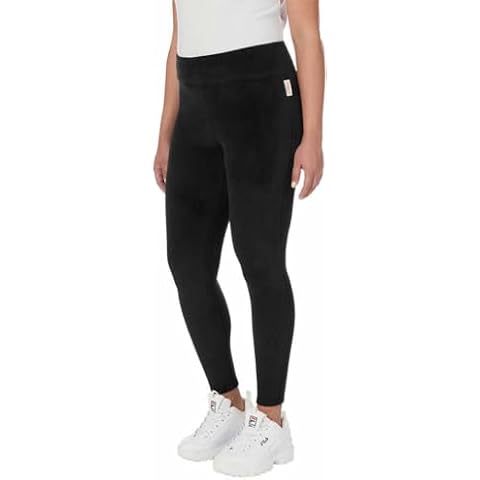 Fila Women's Black Velour Leggings, Large Cover