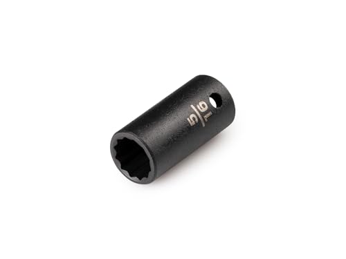 Image of TEKTON 1 /4 Inch Drive x 5 /16 Inch Shallow 12-Point Impact Socket | SID02208