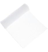   1 Yards Veil Mesh Fabric, 6.7inch Wide Ruffle Braid Elastic Net Mesh White Birdcage Bri...