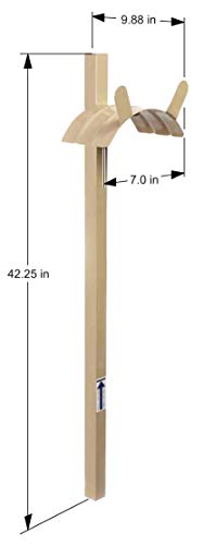 Image of Liberty Garden Products 692-2 Basic Metal Garden Stand, Holds 150-Feet of, 5 /8-Inch Hose, Tan