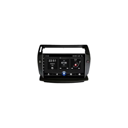 Radio de coche 2 DIN para Citroen C4 2004-2009 con pantalla CarPlay y Android Auto