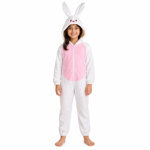 Image of Raj Costume Animal Fancy Dress Costume for Boys & Girls | Hooded Full Body Wildlife Zoo Animal Jumpsuit | Soft Costume for School Function, Fancy Dress, Halloween, Birthday, Cosplay & Role Play