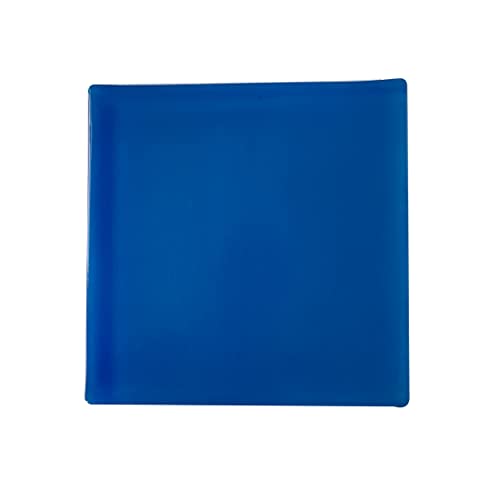 Aiuphing gelkissen motorrad, modifiziertes Sitzkissen Dämpfung Matte,Komfortable Weiche Kissen (blau) (25 * 25 * 2 cm)