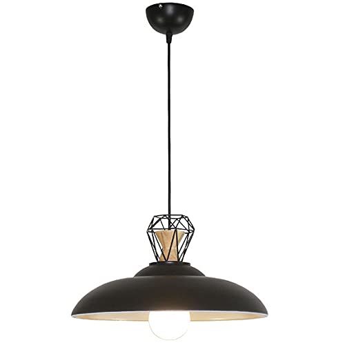 Lampe suspendue de salon e27 métal anti-éblouissement pour chambre et cuisine